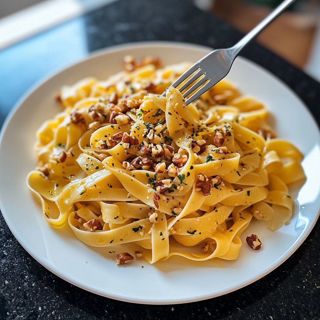 Tagliatelle mit Walnüssen