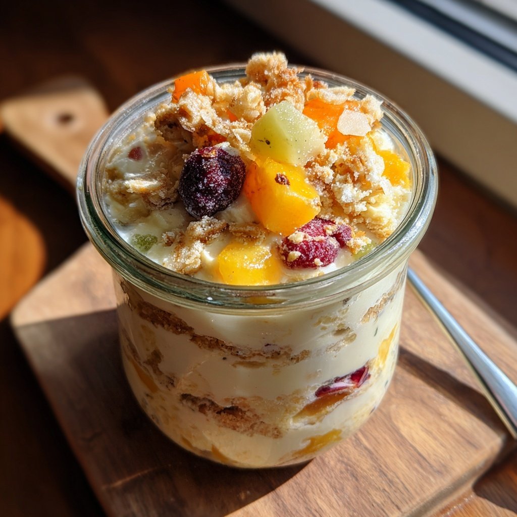 Frühstück zum Mitnehmen im Glas