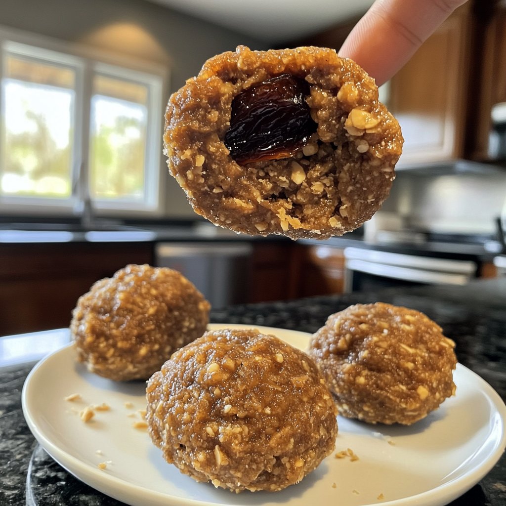 Protein Bällchen mit Dattelpaste