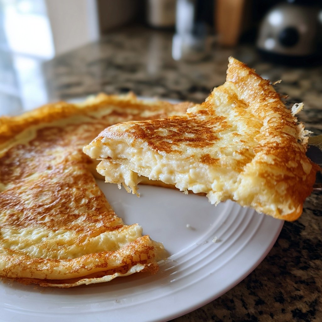 Pfannkuchen mit Quarkfüllung