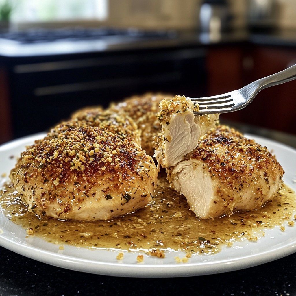 Hähnchenbrust mit Knoblauch Zitronen Sauce