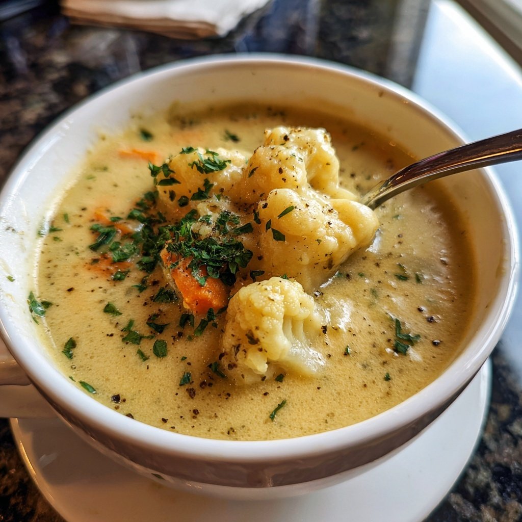 Blumenkohlsuppe low carb