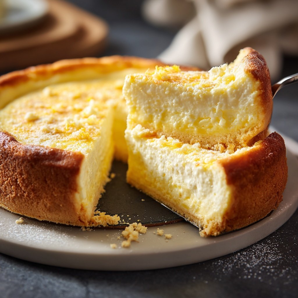Käsekuchen mit Zitronencreme