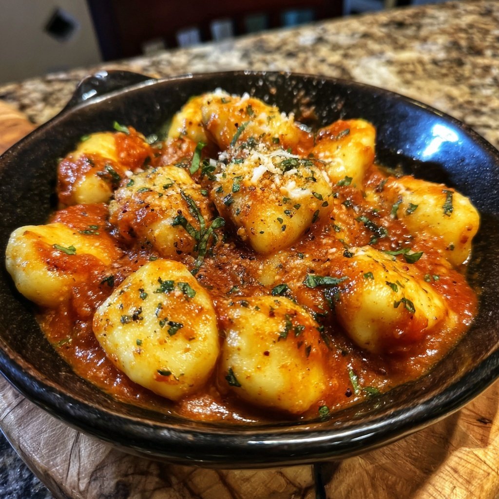 Kartoffel-Gnocchi mit Tomatenragout