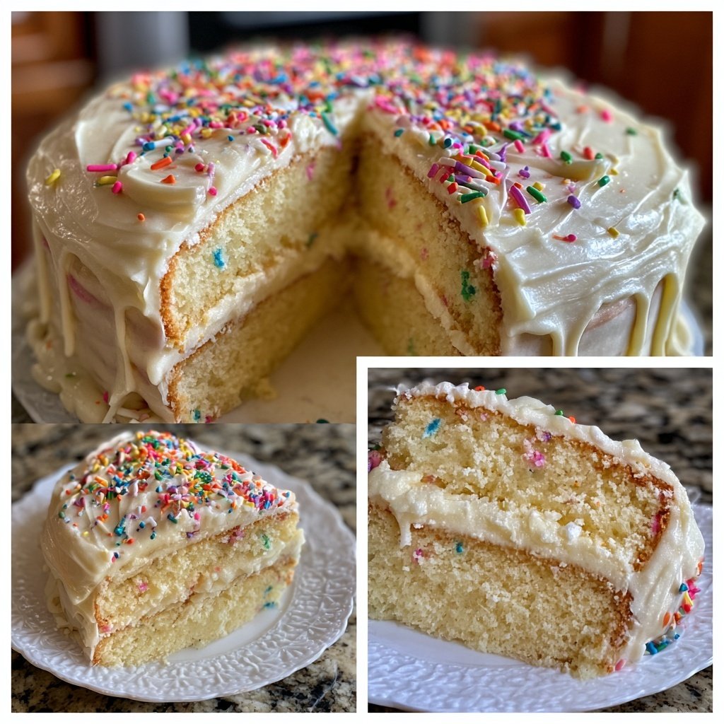 Geburtstagskuchen saftig