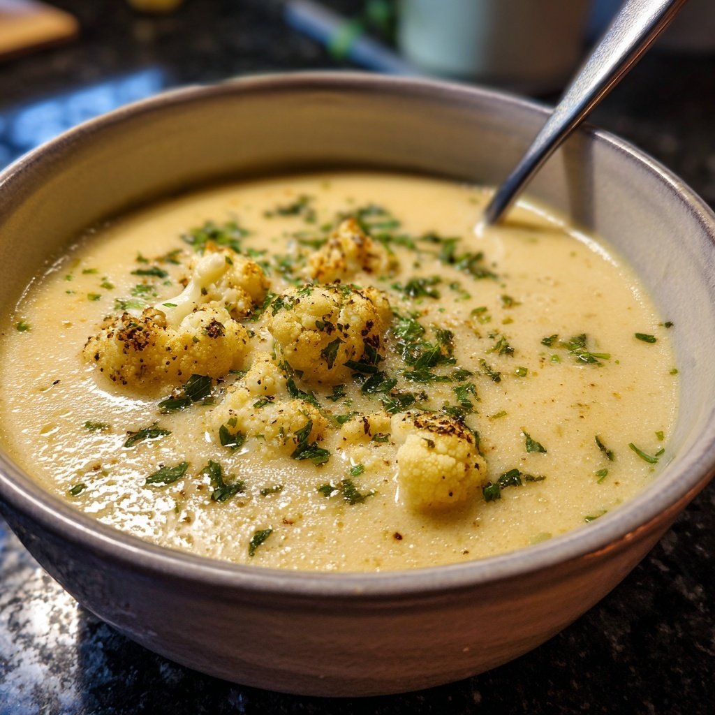 Blumenkohlsuppe für die Familie