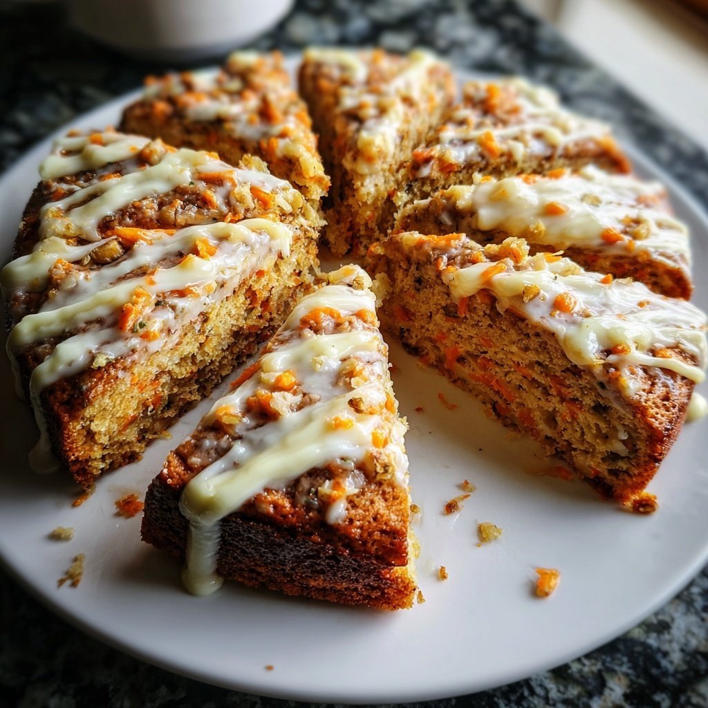 Karottenkuchen Mit Frischkäse Füllung