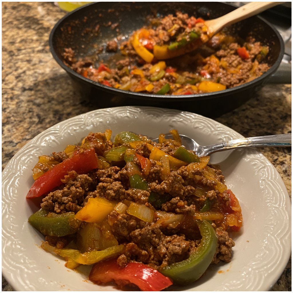 Hackfleisch Pfanne klassisch