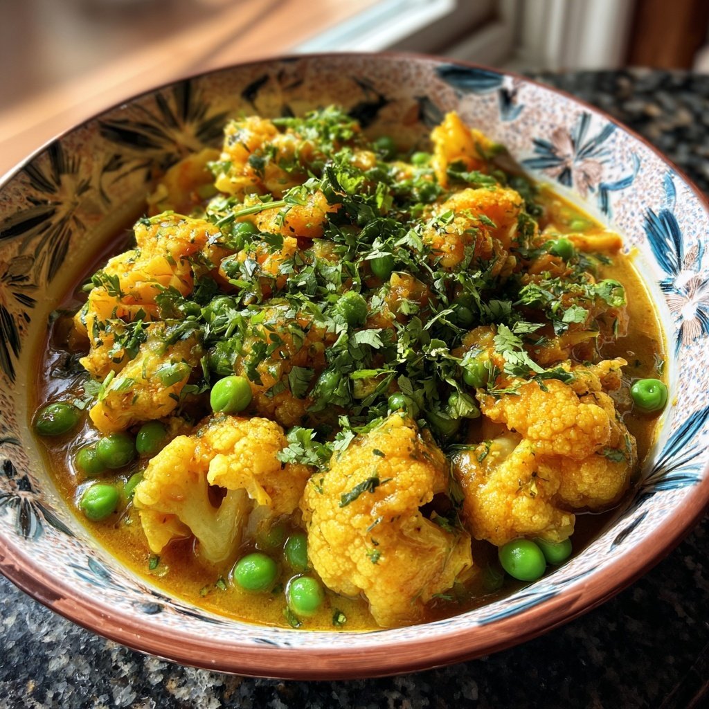 Blumenkohl Gemüse Curry Mild