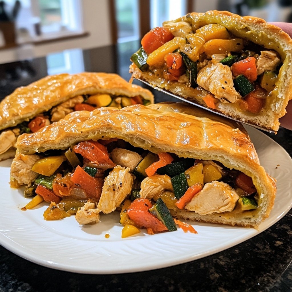 Hähnchenbrust mit Gemüsepfanne