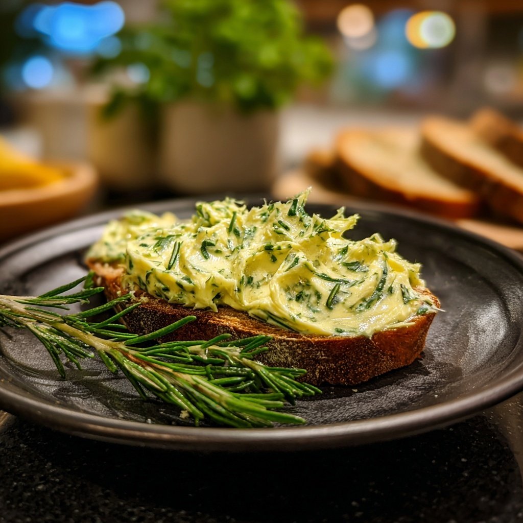 Kräuterbutter Mit Rosmarinnadeln